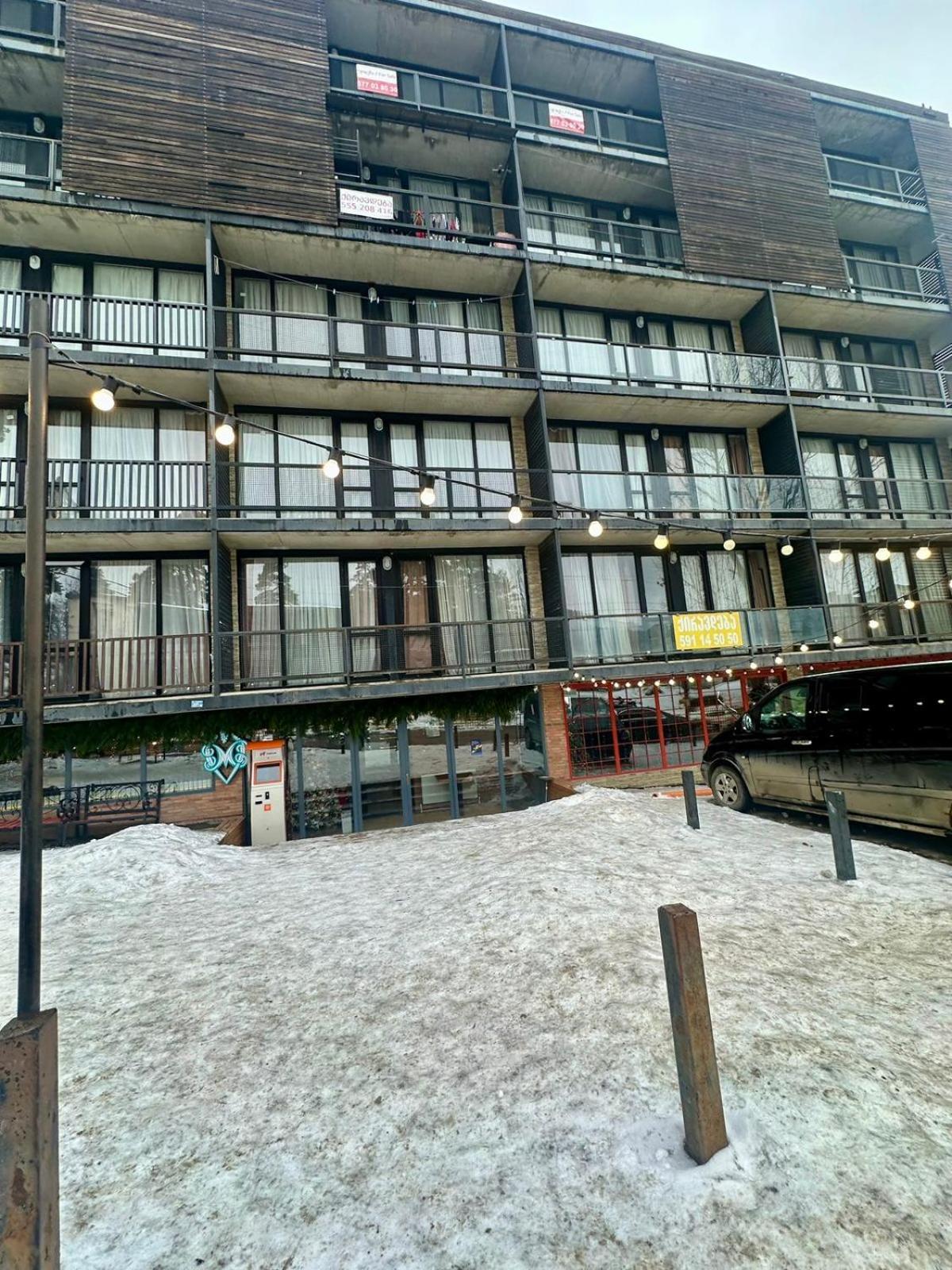 Mgzavrebi Apartment In バクリアニ エクステリア 写真